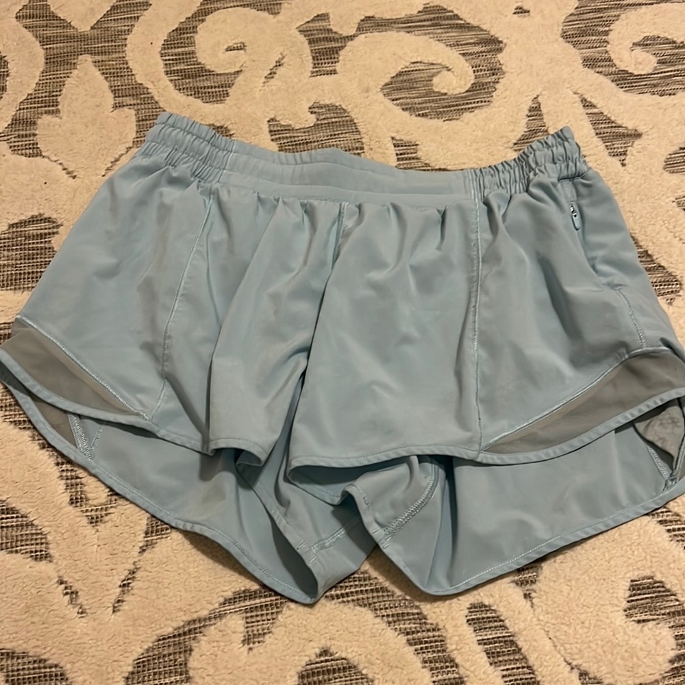 blue lululemon shorts